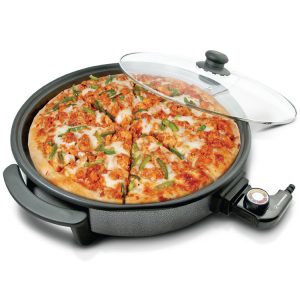 Hommer 1500 Watt Medium Pizza Maker with Double Heating Plates - Image 3
