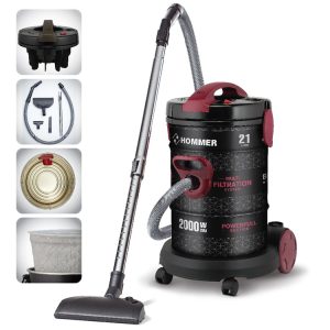 Hommer 21 Liters 2000 Watt Vacuum Cleaner - Image 3