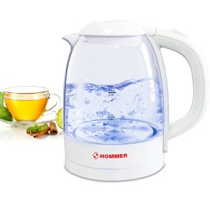Hommer, Electric Kettle, Plastic, 1 Liter, 1200 Watt, 011.018.038 - Image 3