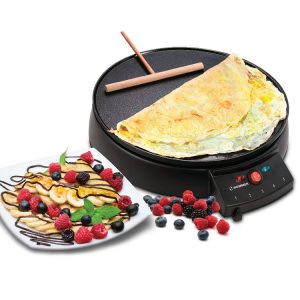Hommer 1000 Watts Crepe and Borick Maker with Non-Stick Plates - Image 3