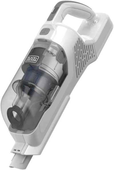 ⁦Black & Decker 14V Cordless Rechargeable Vacuum Cleaner, 650ml, White - BHFEA420J-GB⁩ - الصورة ⁦3⁩