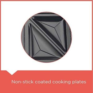 Black & Decker 2-Slice Non-Stick Sandwich Maker, 750W, Black - TS2000-B5 - Image 4