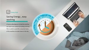 Hisense, Top Load Washing Machine, 8kg, Titanium Gray, WTJA802T - Image 8