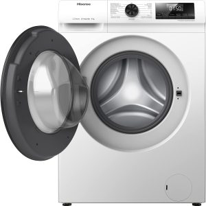 Hisense, Steam Washing Machine, Front Load , 8kg, White, WFQP8014EVM - Image 4