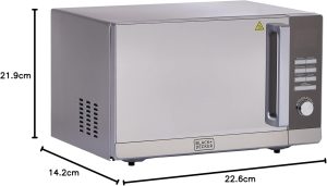 Black & Decker 900W Digital Microwave with Grill, 30L, Silver - MZ30PGSS-B5 - Image 5