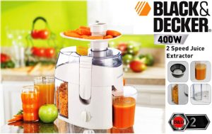 Black & Decker High-Speed Juice Extractor, 400 Watts, 1.3 Liters, White - JE400-B5 - Image 4