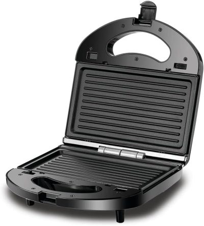 Black & Decker 2-Slice Non-Stick Sandwich Maker, 650W, Black - TS2120-B5 - Image 3