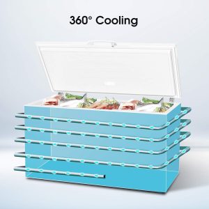 Hisense Defrost Chest Freezer, Single Door, 550 Liters, White - FC55DD4SA - Image 3