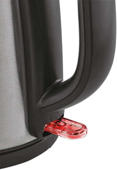 ⁦Black & Decker Stainless Steel Electric Kettle, 2200W, 1.7L, Silver - JC450-B5⁩ - الصورة ⁦5⁩