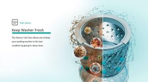 Hisense, Top Load Washing Machine, 8kg, Titanium Gray, WTJA802T - Image 7