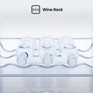 ⁦Hisense Side-by-Side Inverter Refrigerator, 741 Liters, Silver - RS741N4WSU⁩ - الصورة ⁦7⁩