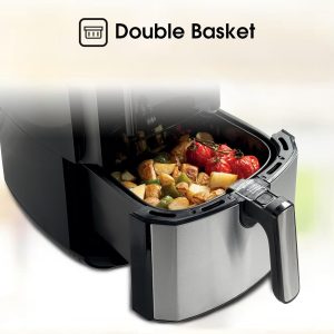 ⁦Hisense Digital Air Fryer, 1700W, 5L, Silver - HH60TASS⁩ - الصورة ⁦4⁩