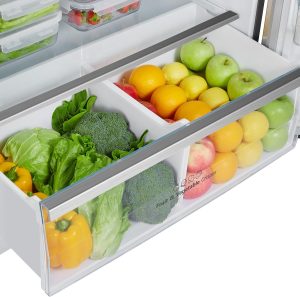 ⁦Hisense No Frost Refrigerator, 2 Doors, 725 Liters, Silver - RT725N4ASU⁩ - الصورة ⁦5⁩