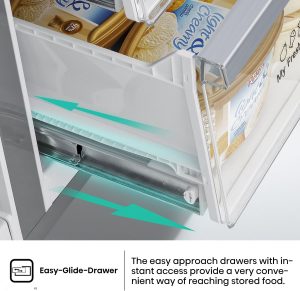 ⁦Hisense Inverter Refrigerator, French Cross Door, 749 Liters, Silver - RQ749N4ASU⁩ - الصورة ⁦6⁩