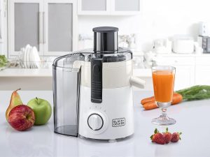 Black & Decker Juice Extractor, with Large Feed Hole, 250 Watts, 950 ml, White - JE250-B5 - Image 5