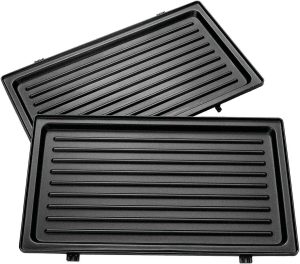 Black & Decker 2-Slice Non-Stick Sandwich Maker, 650W, Black - TS2120-B5 - Image 5