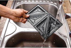 Black & Decker 2-Slice Non-Stick Sandwich Maker, 650W, Black - TS2120-B5 - Image 7