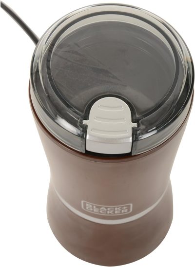 ⁦Black & Decker Coffee and Spice Grinder, Stainless Blades, 150W, 60g, Brown - CBM4-B5⁩ - الصورة ⁦3⁩