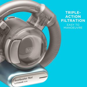 ⁦Black & Decker 14.4V Cordless Handheld Vacuum Cleaner, 560ml, Grey - PD1420LP-GB⁩ - الصورة ⁦6⁩