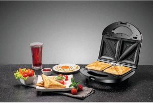 Black & Decker 2-Slice Non-Stick Sandwich Maker, 650W, Black - TS2120-B5 - Image 6