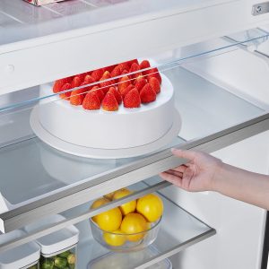 ⁦Hisense No Frost Refrigerator, 2 Doors, 725 Liters, Silver - RT725N4ASU⁩ - الصورة ⁦3⁩