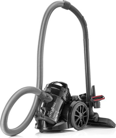 ⁦Black & Decker 1480W Bagless Cylinder Vacuum Cleaner, 2L, Black - VM1480-B5⁩ - الصورة ⁦3⁩