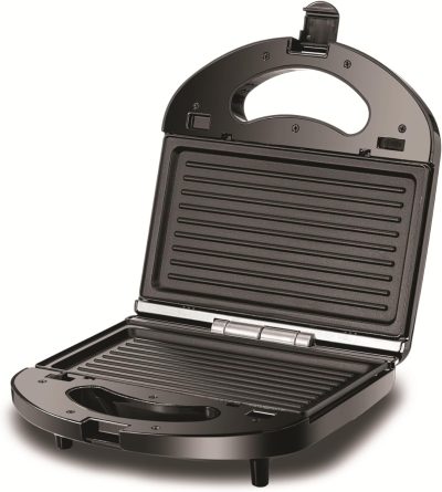 Black & Decker 2-Slice Non-Stick Sandwich Maker, 780W, Black - TS2120-B5 - Image 3