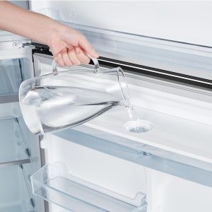 ⁦Hisense No Frost Refrigerator, 2 Doors, 725 Liters, Silver - RT725N4ASU⁩ - الصورة ⁦4⁩