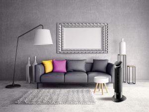 Black & Decker Tower Fan, 3 Speeds, 22 cm, Black - TF50-B5 - Image 4