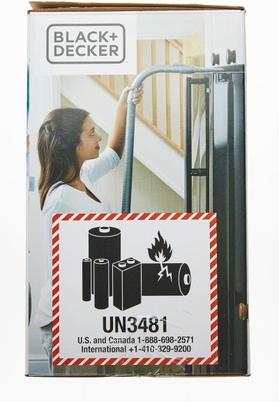 ⁦Black & Decker 18V Cordless Handheld Vacuum Cleaner, 650ml, Grey - PD1420LP-GB⁩ - الصورة ⁦9⁩