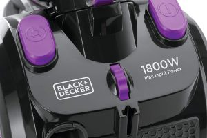 ⁦Black & Decker 1800W Bagless Cylinder Vacuum Cleaner, 2.5L, Purple - VM1880-B5⁩ - الصورة ⁦4⁩