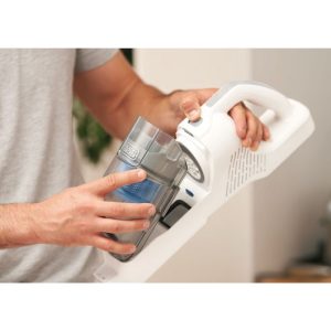 ⁦Black & Decker 14V Cordless Rechargeable Vacuum Cleaner, 650ml, White - BHFEA420J-GB⁩ - الصورة ⁦9⁩