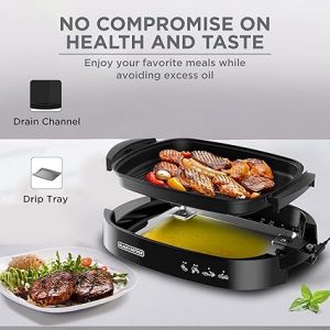 Black & Decker,  Grill, 1500 Watt, GH1500-B5 - Image 3