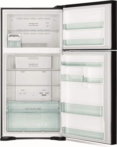 Hitachi No Frost Refrigerator, Glass Door, 750 Liters, Silver - 7489DF-BSLET - Image 6