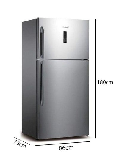 Hisense No Frost Refrigerator, 2 Doors, 715 Liters, Silver - RT715N4ACB - Image 3