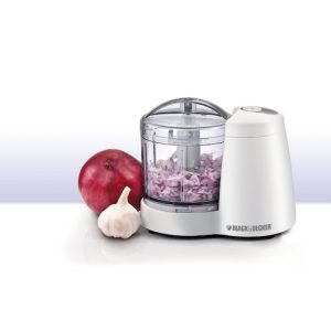 Black & Decker Mini Chopper, Stainless Blades, 120W, 350ml, White - SC350-B5 - Image 7