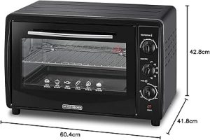 Black & Decker, Electric Oven, 45 Liters, 1800 Watt, TRO45RDGB5 - Image 3