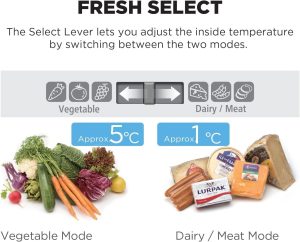 Hitachi No Frost Refrigerator, Glass Door, 750 Liters, Silver - 7489DF-BSLET - Image 5