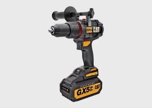 ⁦مفك براغي كاتربيلر، 18 فولت، 80 نيوتن متر، مع بطارية جرافين 5 أمبير ساعة، أسود - DX13⁩ - الصورة ⁦2⁩