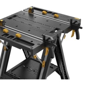 ⁦طاولة عمل كاتربيلر مع ملزمة، سعة 136 كجم، 788×635 مم، أسود - DH1005⁩ - الصورة ⁦2⁩