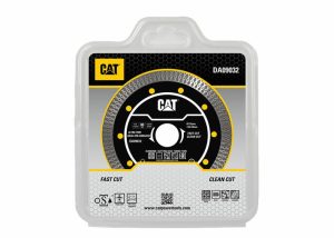 قرص قطع ماسي توربو كاتربيلر، 125 مم، للسيراميك والبورسلان، أسود وفضي - DA09032 - الصورة 2