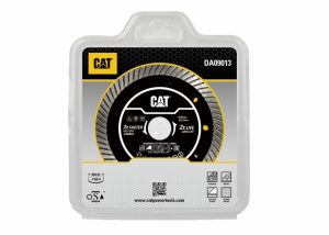 ⁦قرص قطع ماسي توربو كاتربيلر، 230 مم، سماكة 2.5 مم، للخرسانة، أسود وفضي - DA09013⁩ - الصورة ⁦2⁩