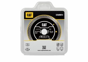 ⁦قرص قطع ماسي توربو كاتربيلر، 300 مم، سماكة 3 مم، للخرسانة، أسود وفضي - DA09014⁩ - الصورة ⁦2⁩