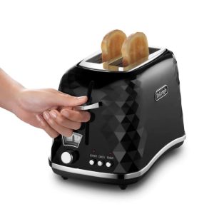 محمصة خبز ديلونجي، 2 شريحة، 900 واط، أسود - CTJ2103.BK - Image 3
