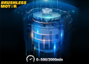 ⁦مفك براغي كهربائي كاتربيلر، 18 فولت، 65 نيوتن متر، أسود - DX11⁩ - الصورة ⁦3⁩