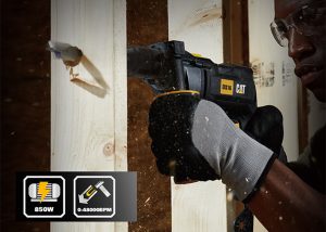 شاكوش تخريم كاتربيلر، 850 واط، 13 مم، أسود - DX16 - Image 3