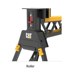 طاولة عمل كاتربيلر مع ملزمة، سعة 1 طن، أسود وبج - DH1002 - Image 3