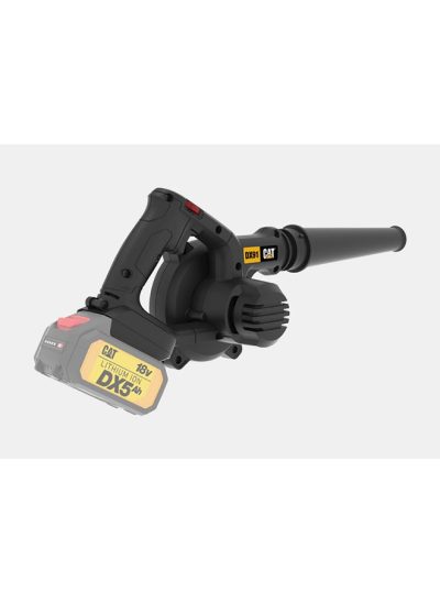 منفاخ هواء ورشة كاتربيلر، 18 فولت، مع بطارية 2 أمبير وشاحن، أسود - DX91C - الصورة 3