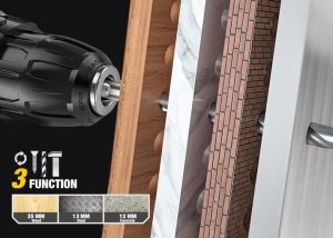 مفك براغي كاتربيلر، 18 فولت، 50 نيوتن متر، أسود - DX155 - الصورة 4