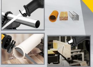 منشار ترددي كاتربيلر، 18 فولت، بدون بطارية وشاحن، أسود - DX52B - Image 4